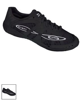 NFINITY Black with White Logo Low-Profile Training Shoe. Tried on but never used